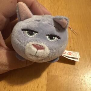 2017 Chloe Fat Cat 4" TY Teeny Tys Beanie Baby Plush Figure Secret Life of Pets